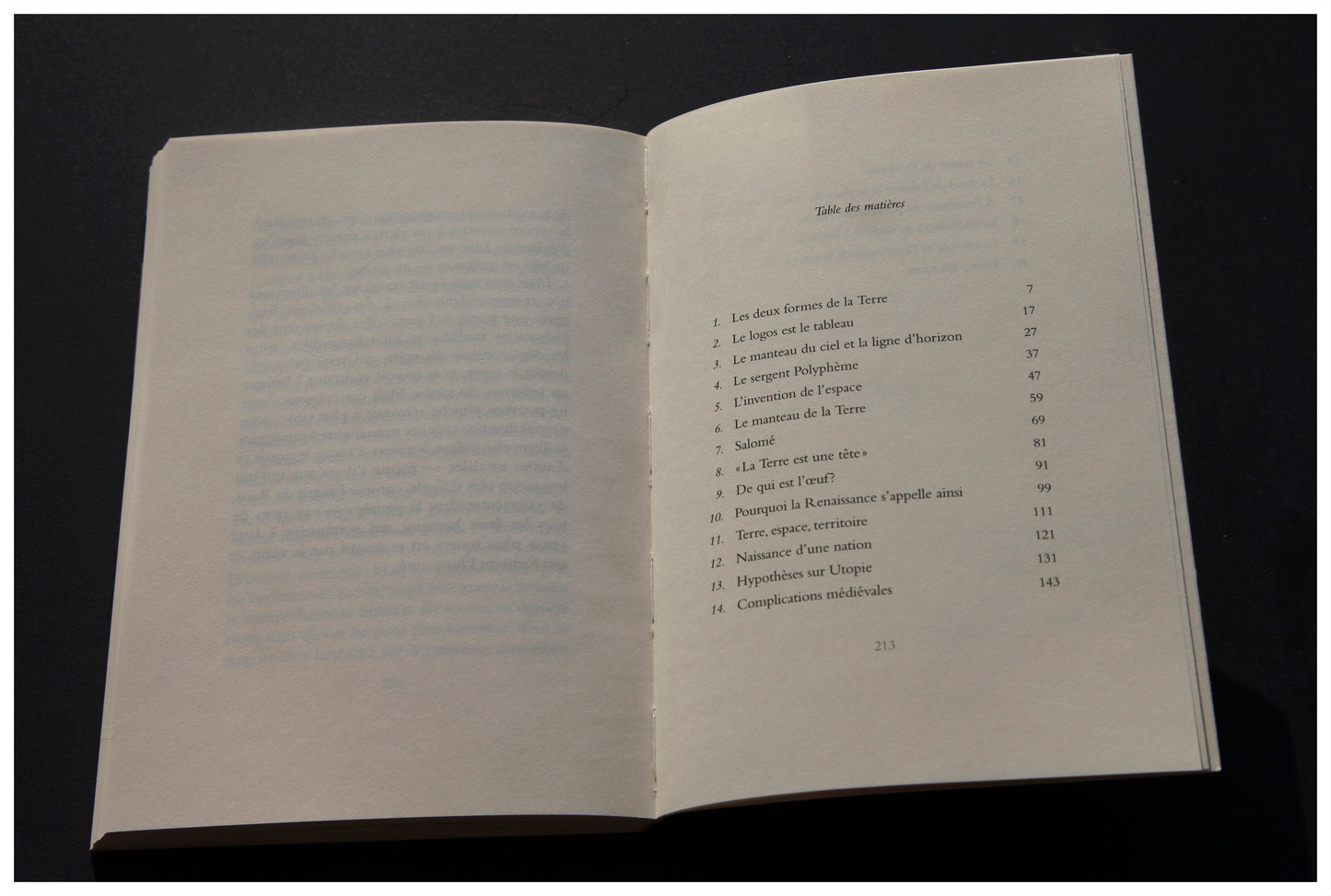 L'invention de la terre