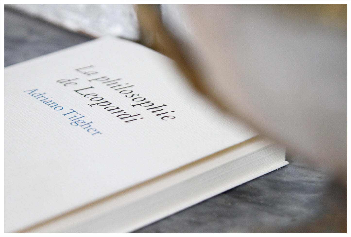 La Philosophie de Leopardi