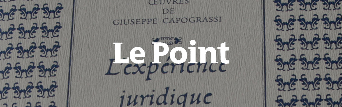 Dans Le Point Références (septembre-octobre 2016)