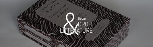Dans la revue Droit & Littérature (n°4)