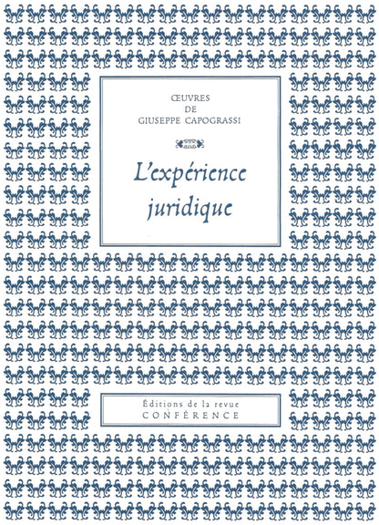 L'expérience juridique
