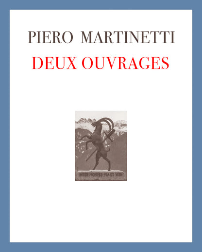 Deux livres de Piero Martinetti