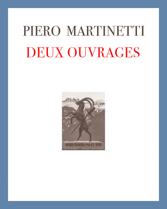 Deux livres de Piero Martinetti
