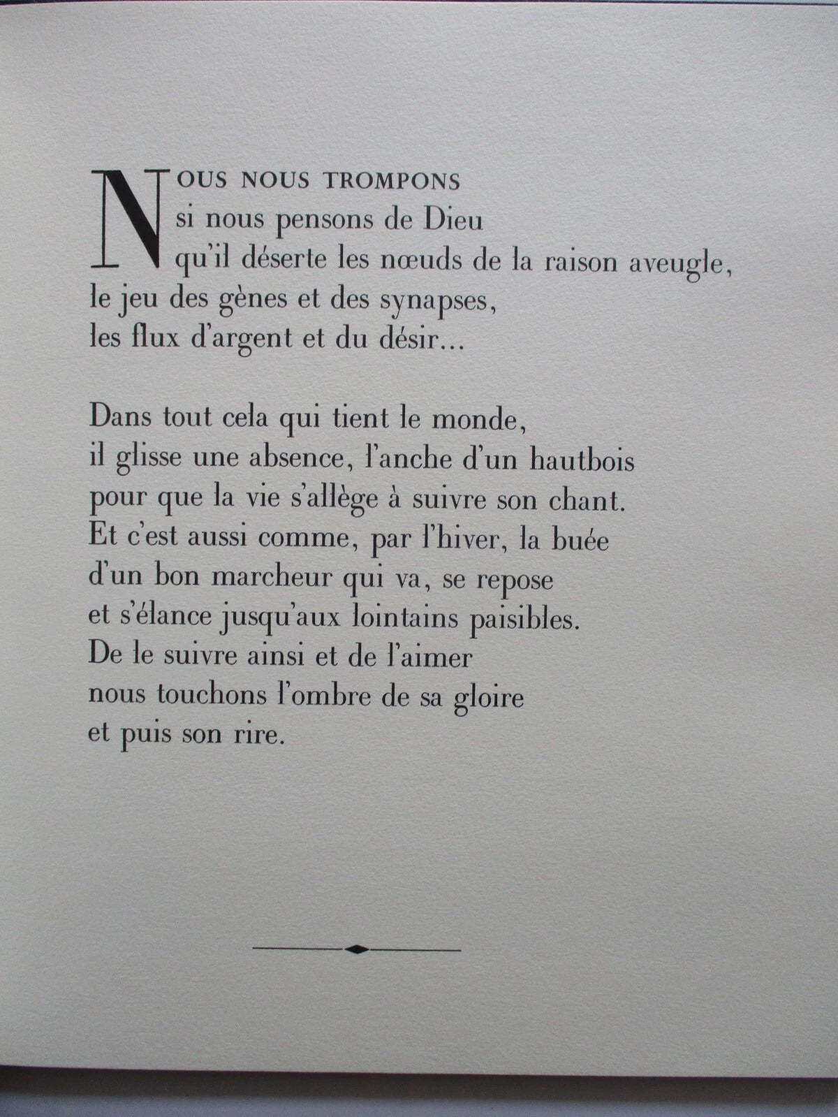 Pour Dieu, disait le roi