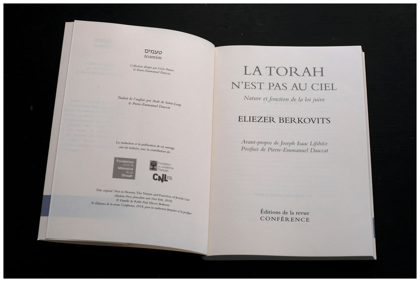 La Torah n’est pas au ciel