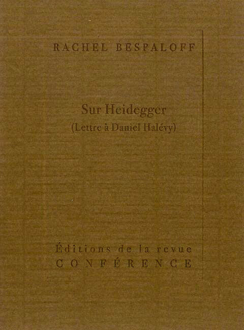 Sur Heidegger