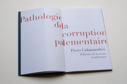 Pathologie de la corruption parlementaire