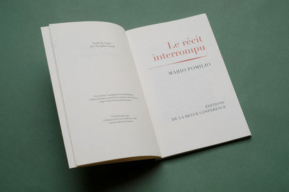 Le récit interrompu
